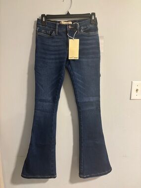 Dark Indigo Women's Flare Jeans